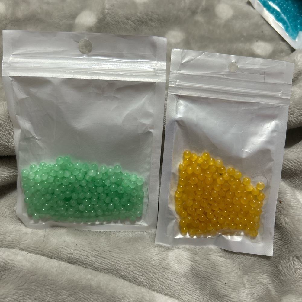 Elegant Green and Yellow Bead Set